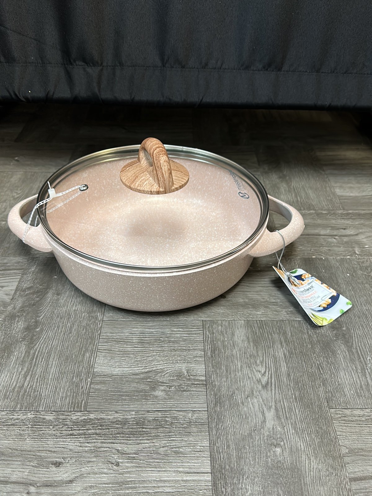 Pink Masterclass Low Casserole cocotte 9.5