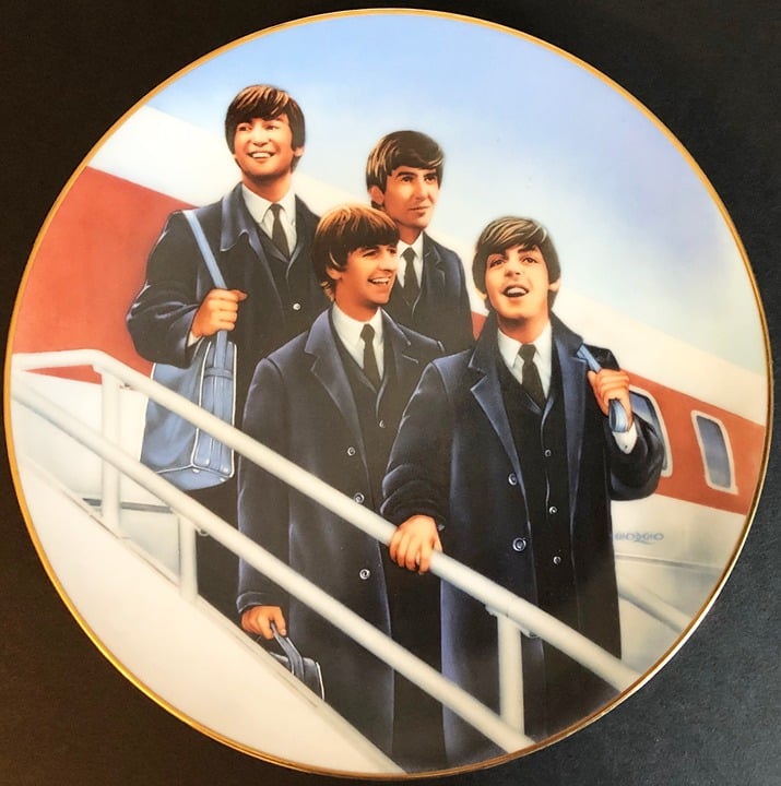 Delphi Beatles Hello America 1991 Limited Edition Decorative Plate ALL paperwork