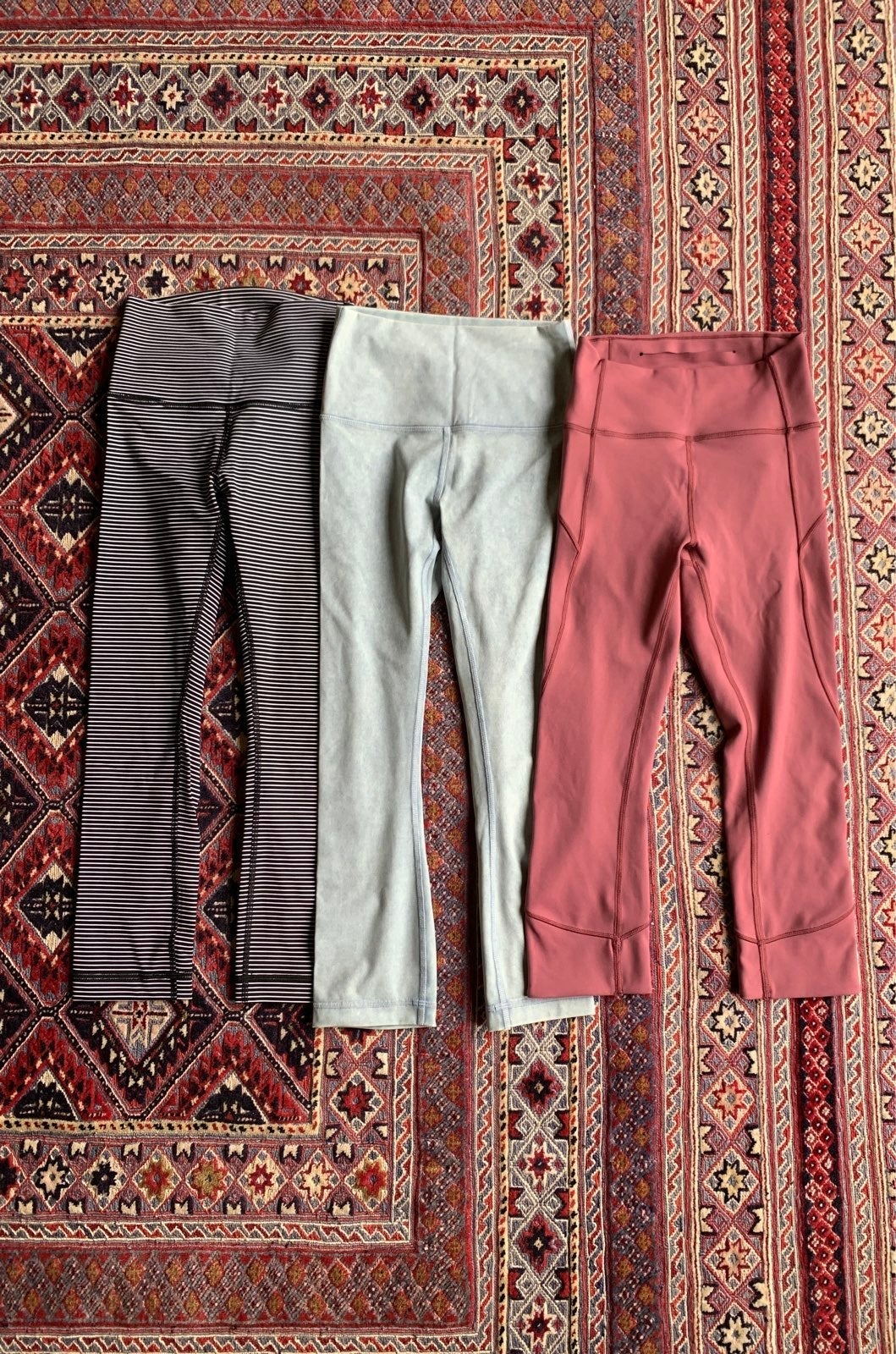 Lululemon Size 2 Crop Legging BUNDLE! 3 pairs