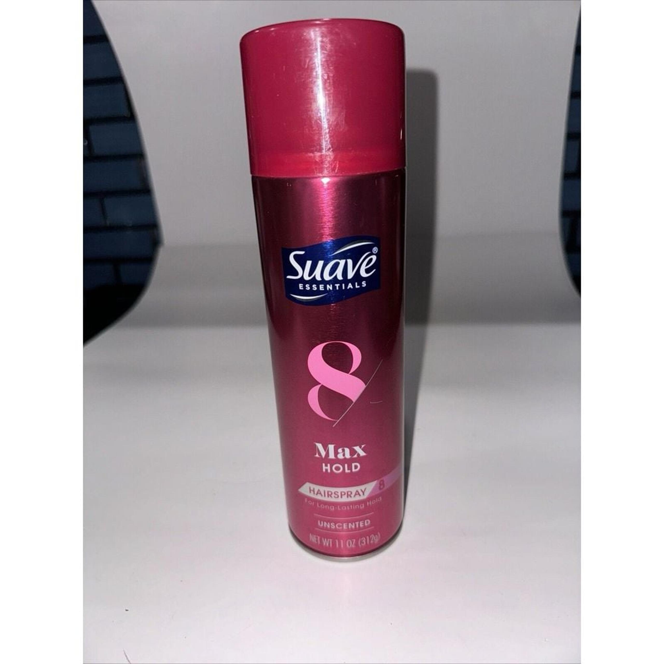 Suave Max Hold 8 Unscented Hair Spray 11 Ounce