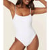 NWT Andie Women's The Jetties One Piece Swimsuit Long Torso Smooth White SZ XXLT