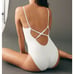 NWT Andie Women's The Jetties One Piece Swimsuit Long Torso Smooth White SZ XXLT