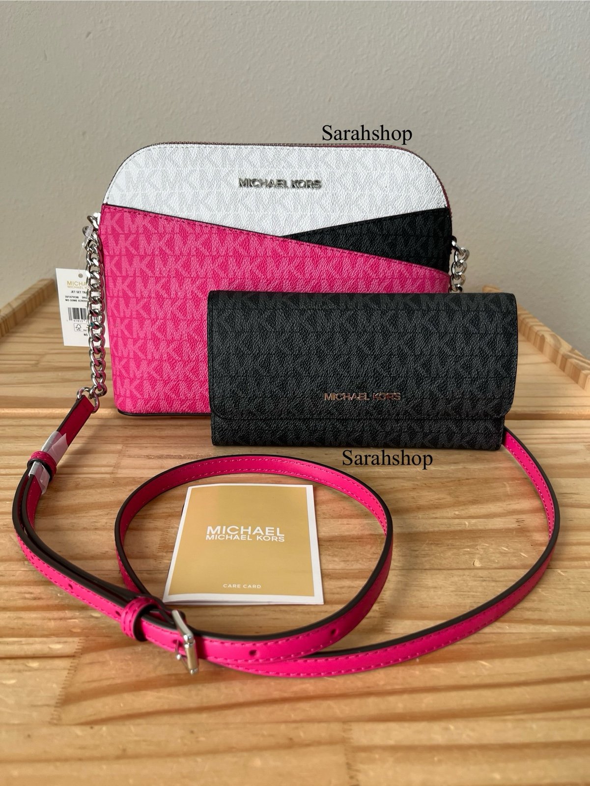 Michael Kors Jet Set Travel MD Dome Xbody Set