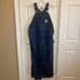 Carhartt Bib Overalls Men USA MADE 40x30 Denim Farm/Work unlined