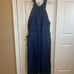 Carhartt Bib Overalls Men USA MADE 40x30 Denim Farm/Work unlined