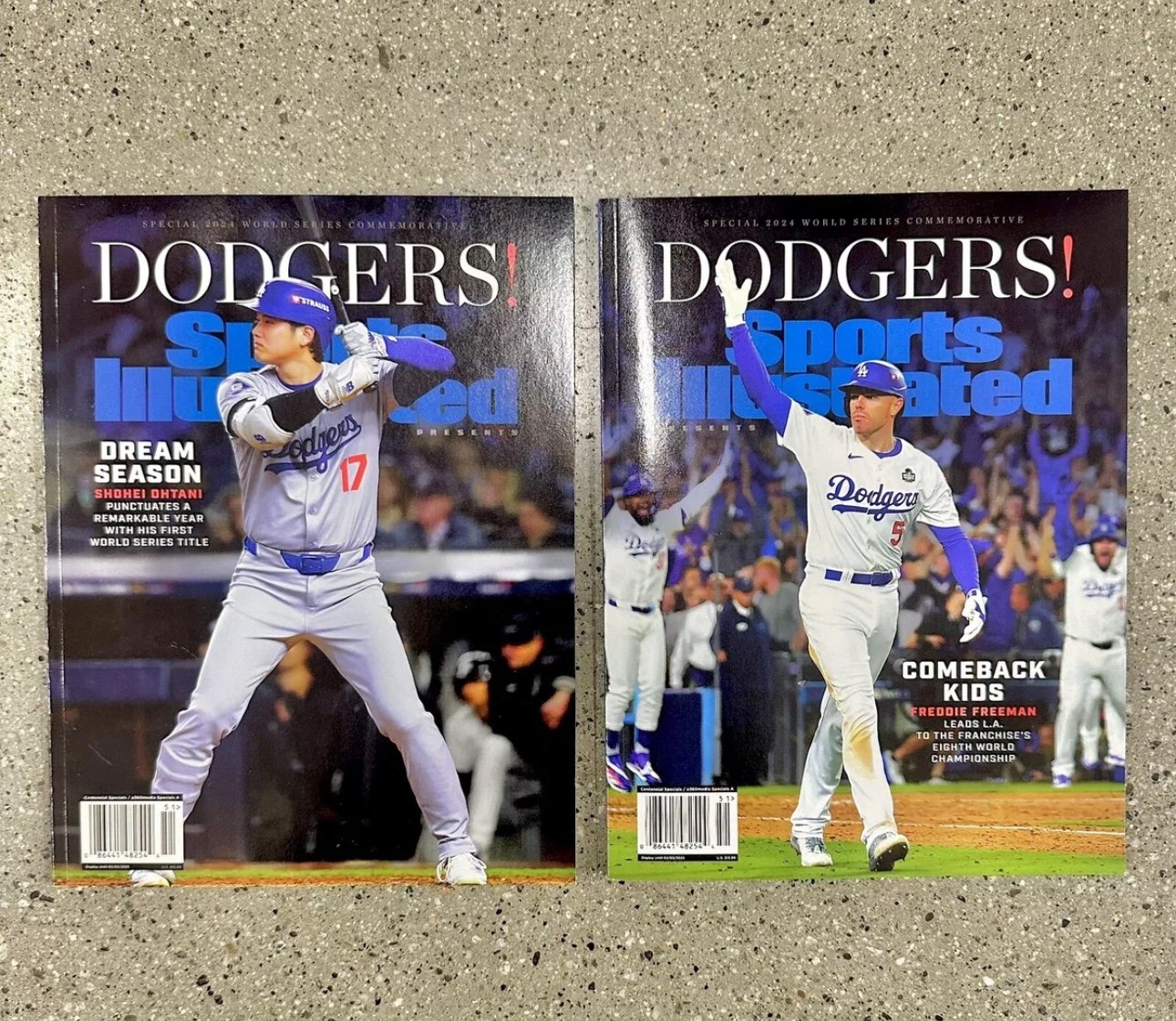 Sports Illustrated LA Dodgers World Series Magazine 2024 Freddie & Shohei Ohtani