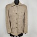 Vintage 1950s-60s Beige Wool Skirt Suit Set Womens Size S