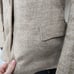 Vintage 1950s-60s Beige Wool Skirt Suit Set Womens Size S