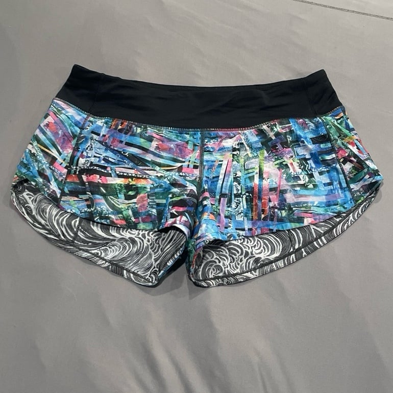 NWOT Rare Lululemon Speed Up Short Seawheeze 2018