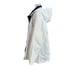 Mackintosh New England Hooded 3/4 Length Raincoat Mac Jacket White Size Medium
