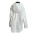 Mackintosh New England Hooded 3/4 Length Raincoat Mac Jacket White Size Medium