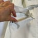 Mackintosh New England Hooded 3/4 Length Raincoat Mac Jacket White Size Medium