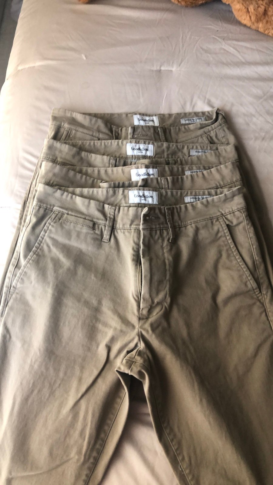 Men's Chino Pants - 4 pair