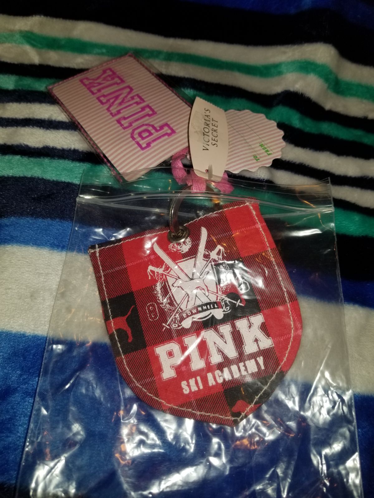 victoria secret PINK keychain