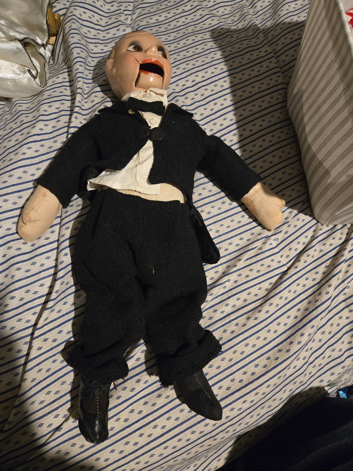 Vintage 1940s Charli Mccarthy ventriloquist doll