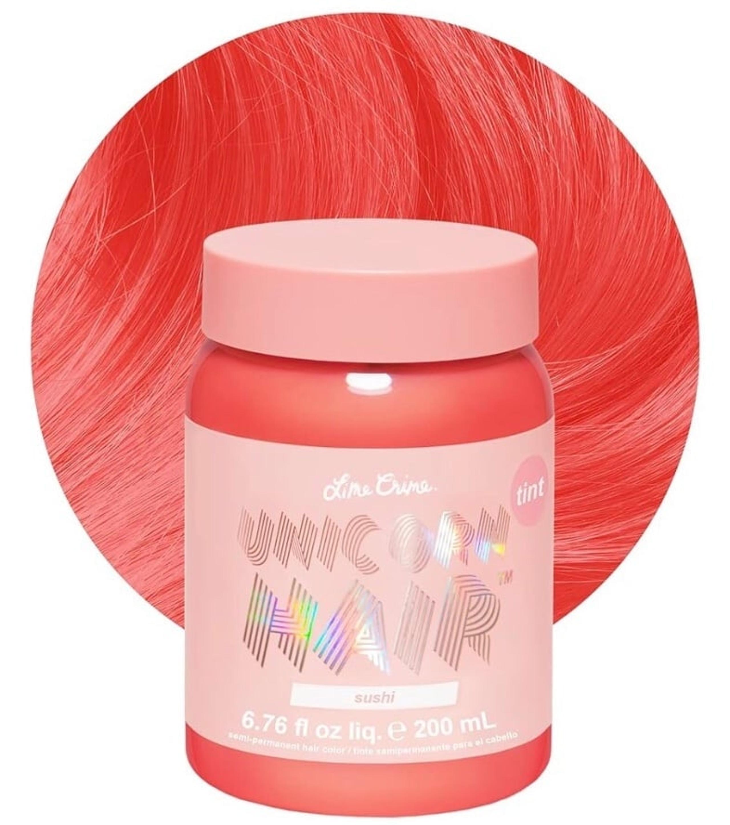 Lime Crime Pastel Colored Unicorn Hair Tint, Sushi (Muted Peach) HARD TO FIND!