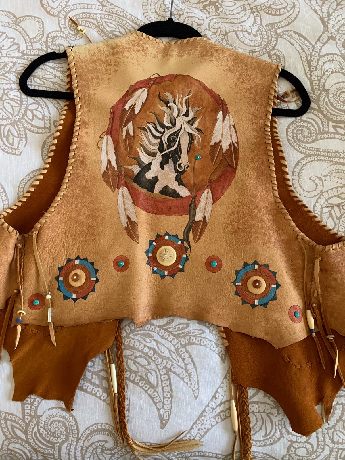 Handpainted vest