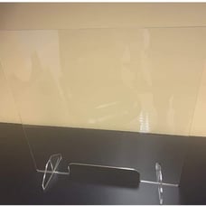 3 pack Plexiglass Sneeze Guard 32 w x 24 h Protective shield