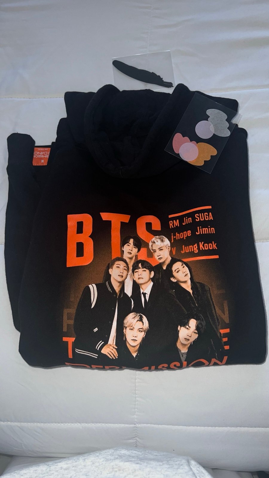 NEW BTS official Photo Hoodie PTD, Los Angele Size L