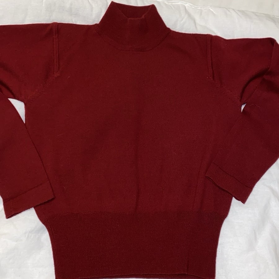 Vintage Wool Maroon Sweater