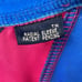 Vintage 90s Columbia Color Block sweater 80s bold radial sleeve pink sz M