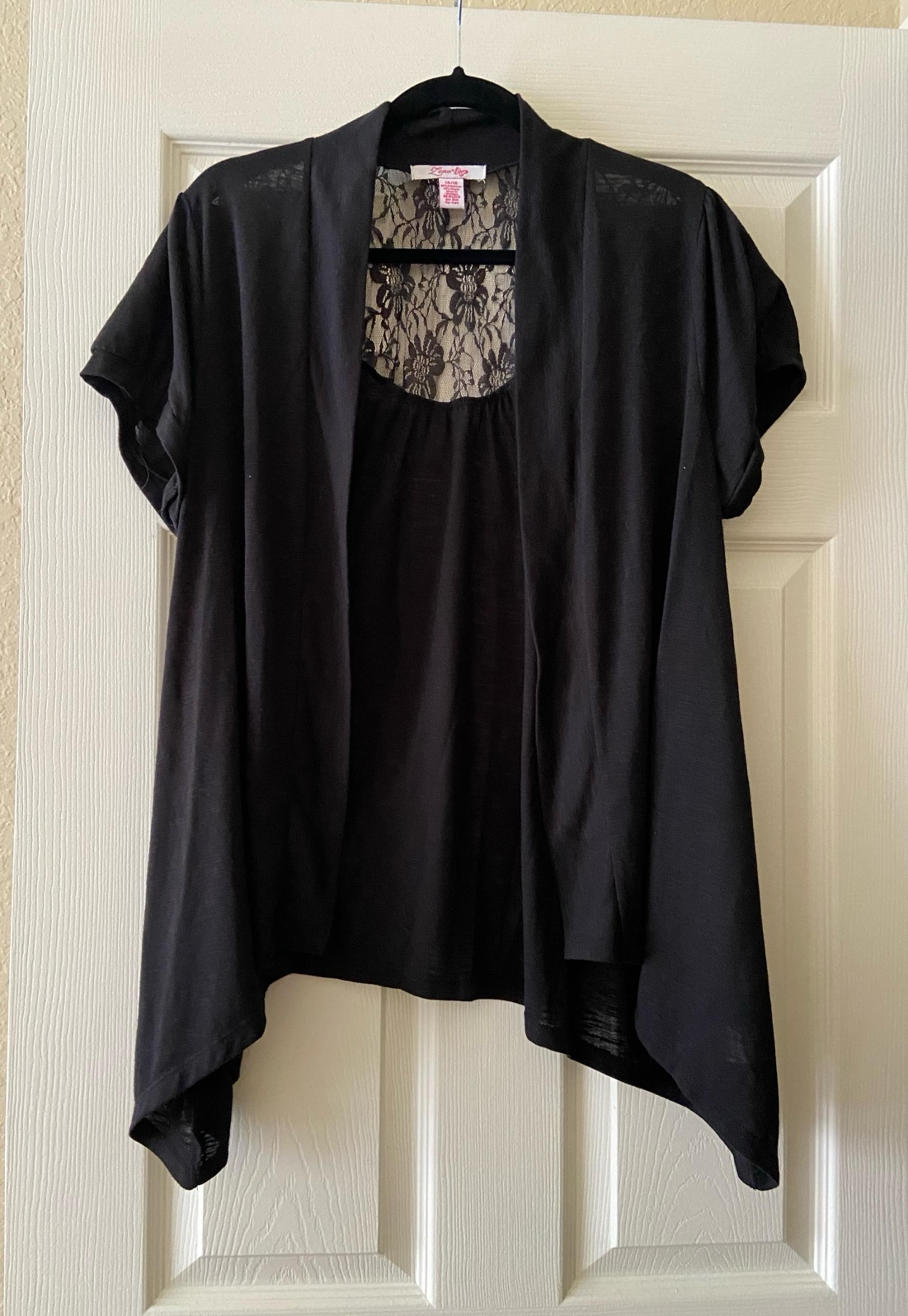 Short Sleeve Cardigan Size XL