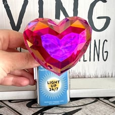 B&BW wallflower CRYSTAL HEART NIGHTLIGHT wallflower plug