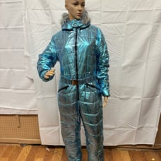 Women’s Metallic Blue Snowsuit. Sizes: M (1), L (1), XL (1)