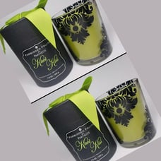 PartyLite Forbidden Fruits 2 Decorative Jar Candles KIWI KISS IN GIFTABLE BOXES
