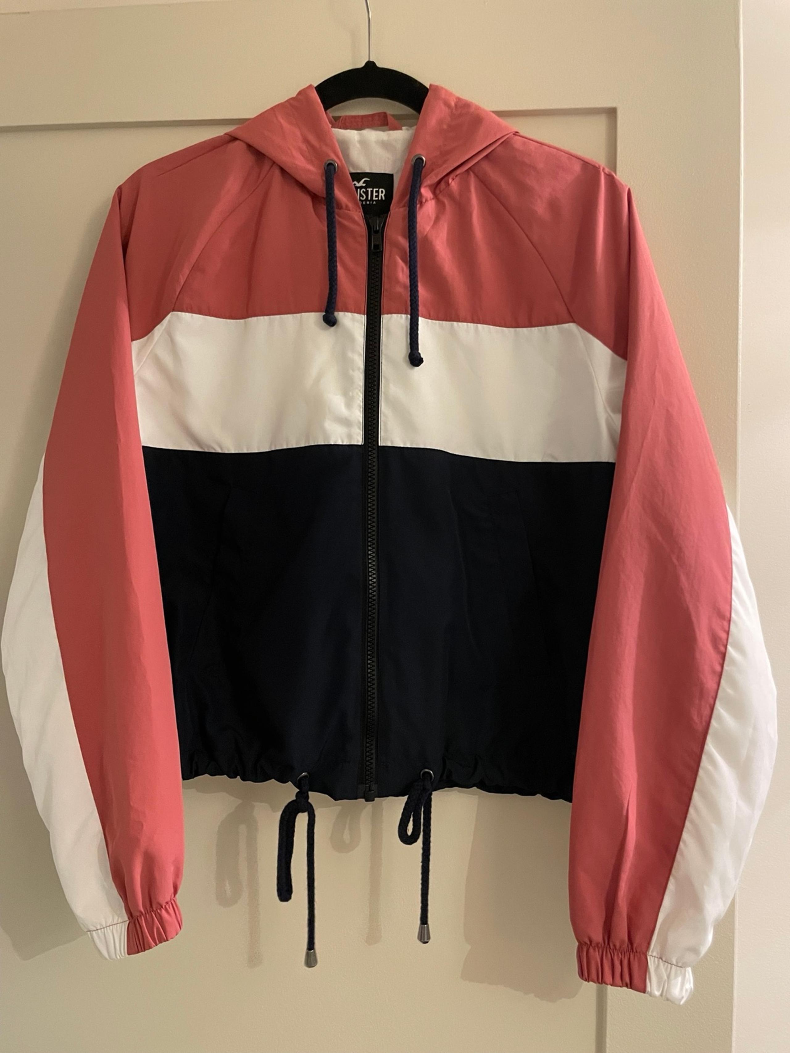 Hollister Colorblock Windbreaker Jacket - Size Small