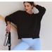 FP Movement x Hatch Intercept Maternity Pullover Sweatshirt black Size Med NWT