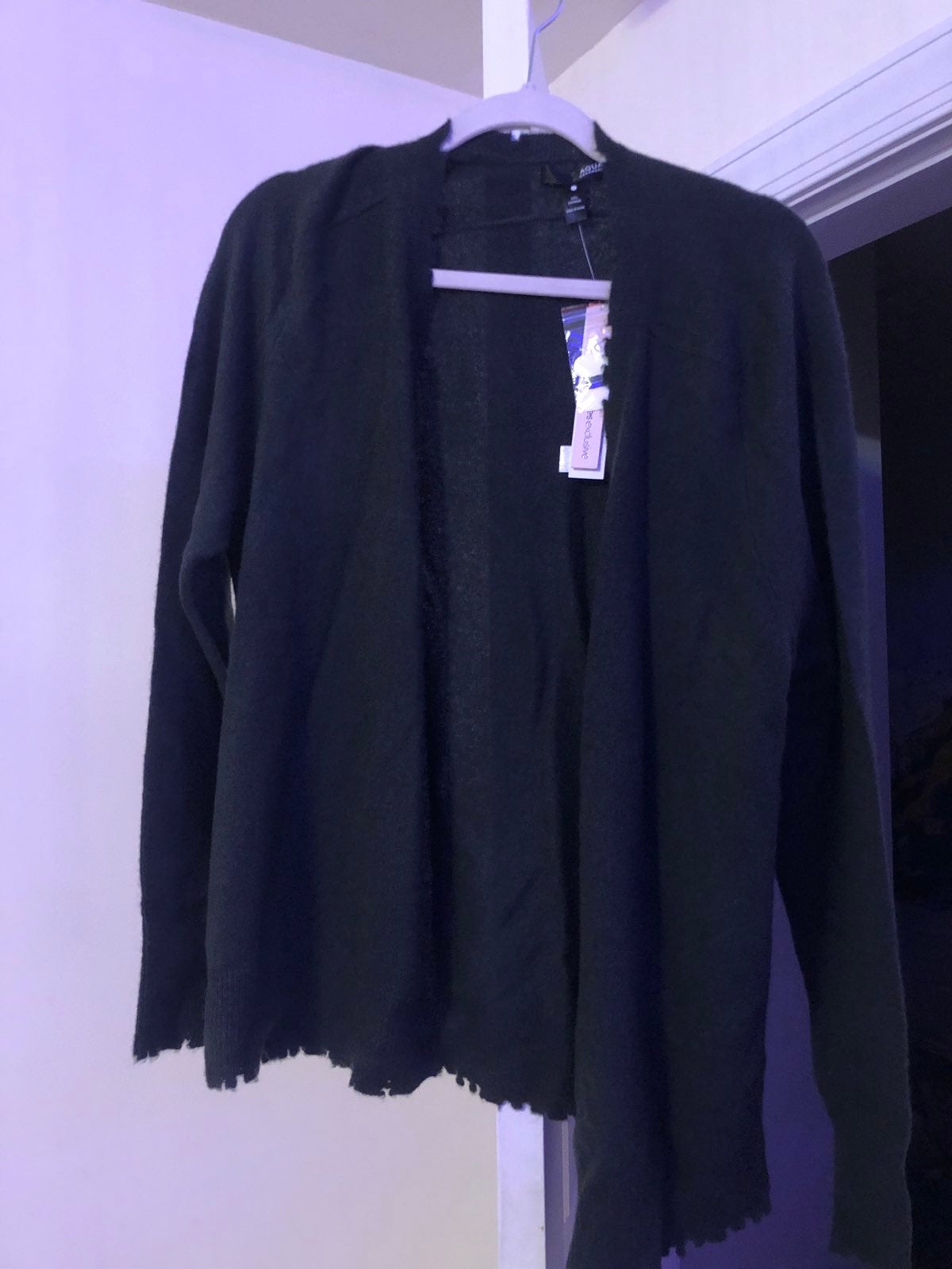 Aqua Womens Cashmere Cardigan