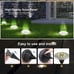16 Pack Solar Ground Lights for Lawn Patio Pathway Yard Deck Driveway Walkway