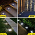 16 Pack Solar Ground Lights for Lawn Patio Pathway Yard Deck Driveway Walkway
