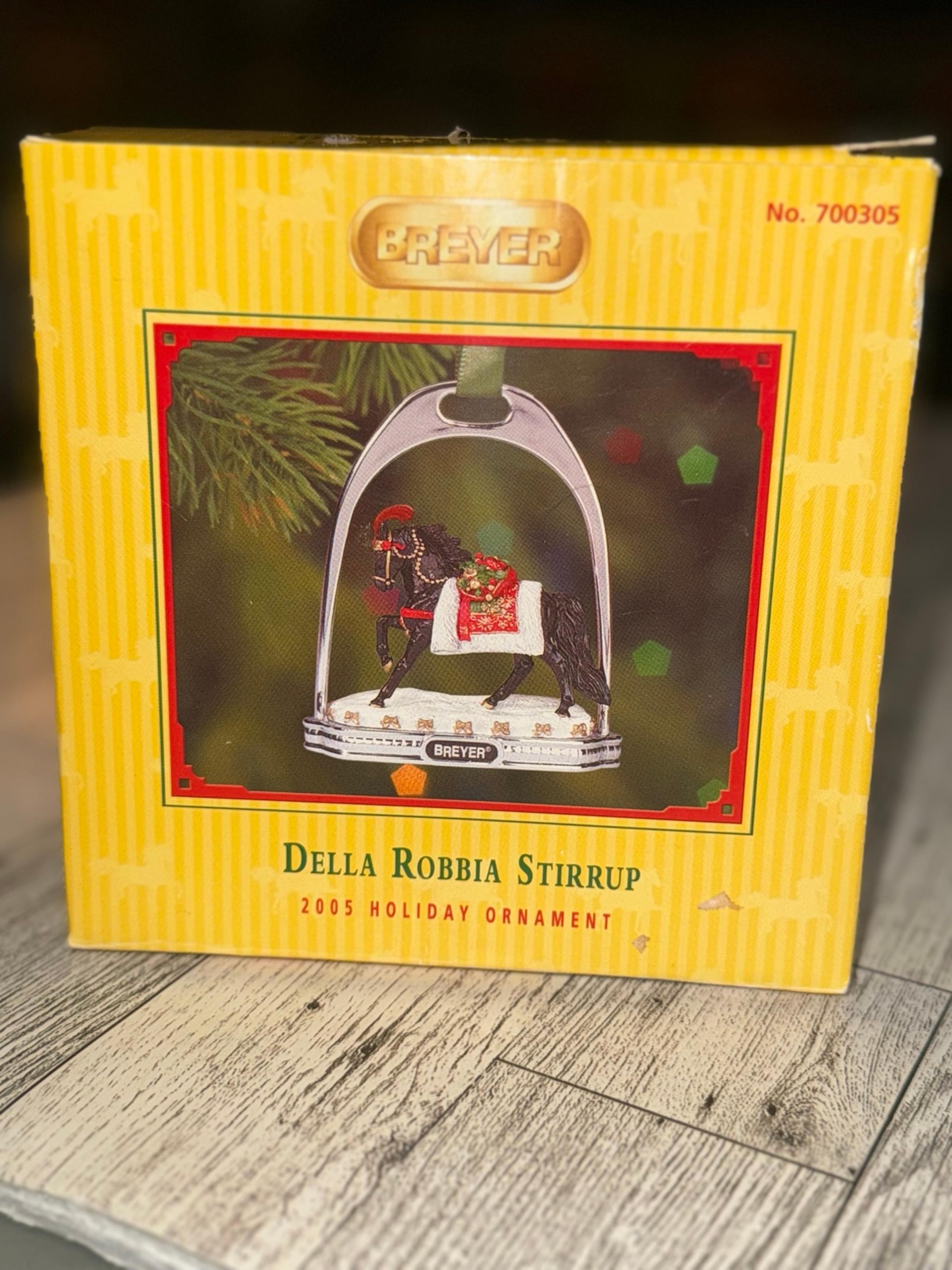 Breyer 2005 Della Robbia Stirrup Ornament #700305 Seventh In Collectible Series