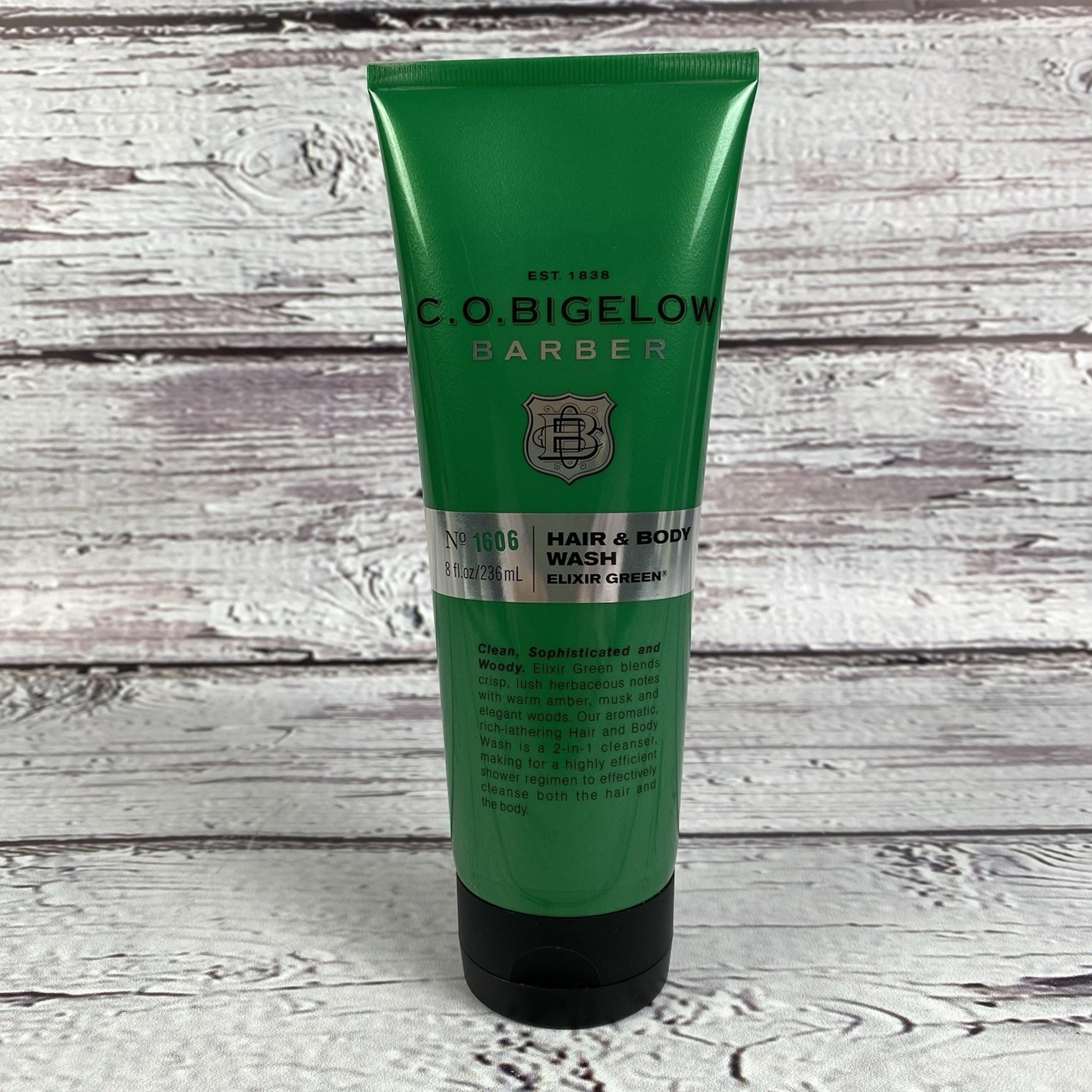 C.O. Bigelow Barber No 1606 Hair & Body Wash Elixir Green 8 fl oz