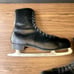 Vintage Canadian Rocket Leather Ice Skates 11 Sheffield Steel