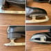 Vintage Canadian Rocket Leather Ice Skates 11 Sheffield Steel