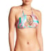 Luli Fama S,M high-neck BIKINI top crossed multi-strings LIBERTAD TORNASOL Teal