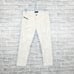 DIESEL Black Gold Coated Distressed Skinny Denim Jeans Eggshell / ivory sz 30