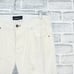 DIESEL Black Gold Coated Distressed Skinny Denim Jeans Eggshell / ivory sz 30