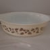 Vintage Pyrex Gold Acorn Dish 045 2-1/2qt with Lid