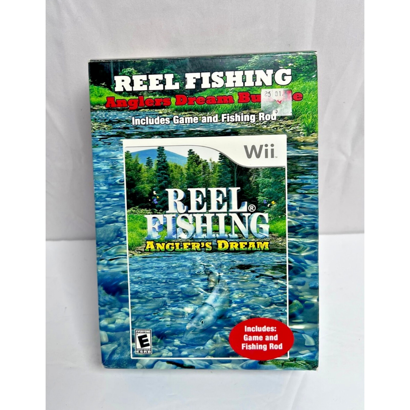 Reel Fishing: Angler's Dream Bundle, Game & Fishing Rod Nintendo Wii RARE