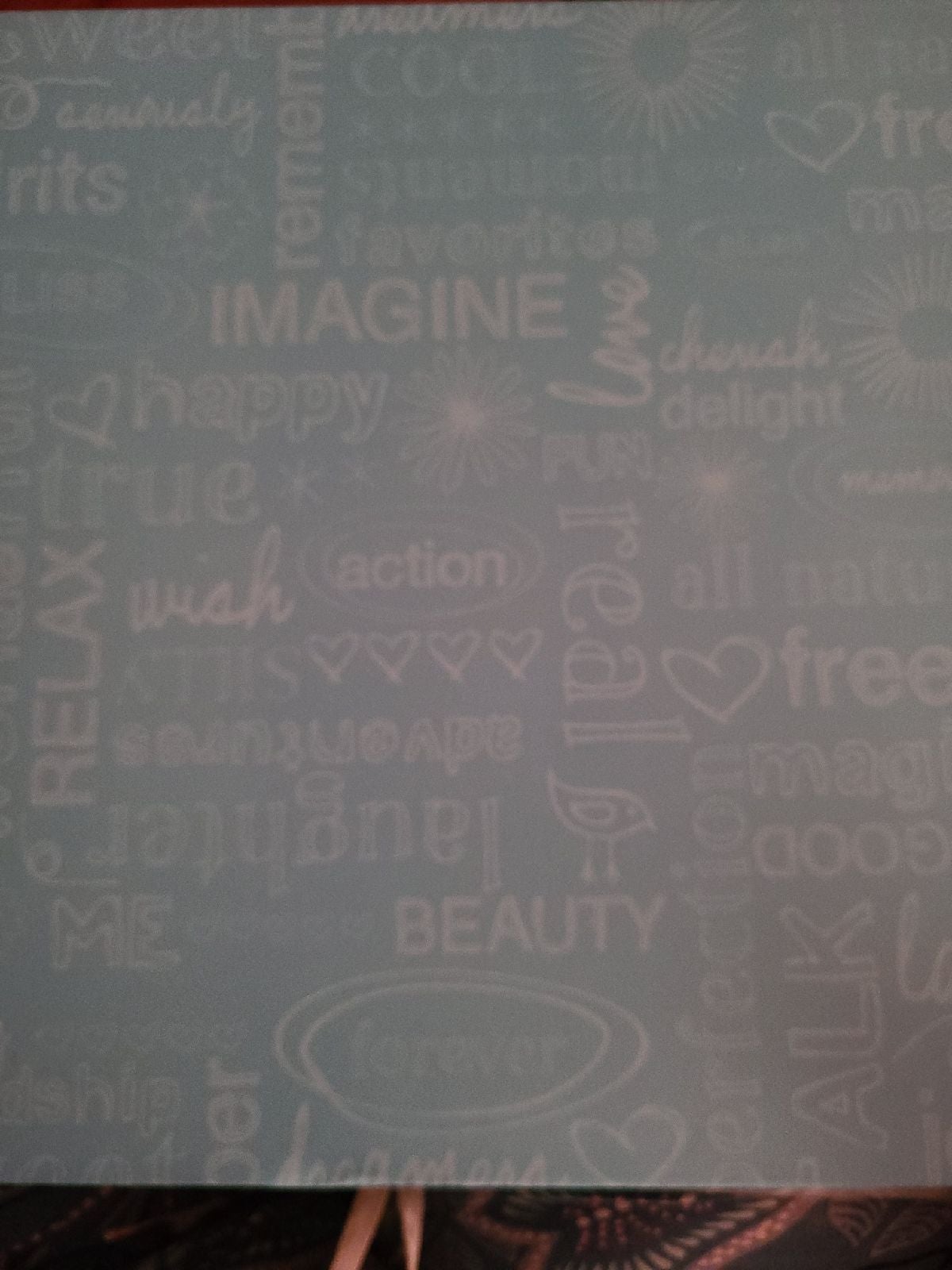 10 page scrapbook w/ 20 random 12x12 paper