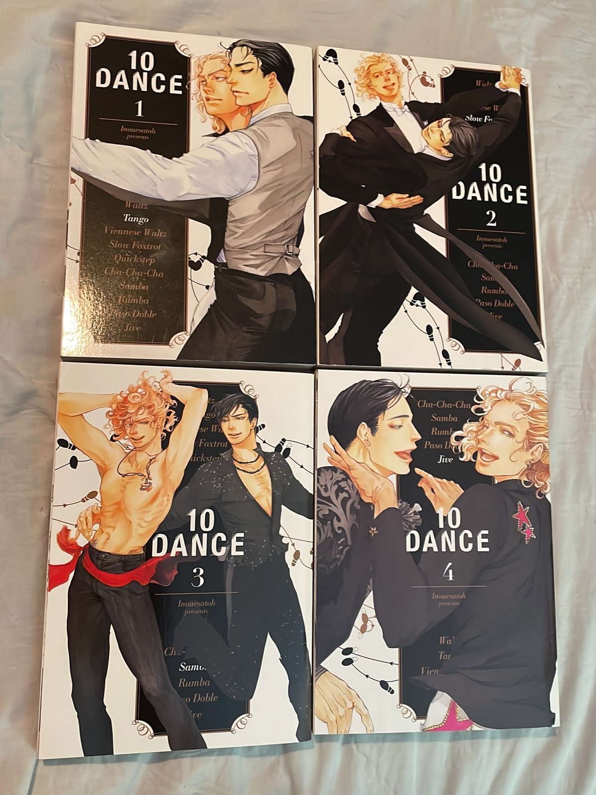 10 Dance Manga Volumes 1-4