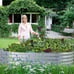 Galvanized Raised Garden Bed Kit, Galvanized Planter Garden Boxes