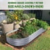 Galvanized Raised Garden Bed Kit, Galvanized Planter Garden Boxes