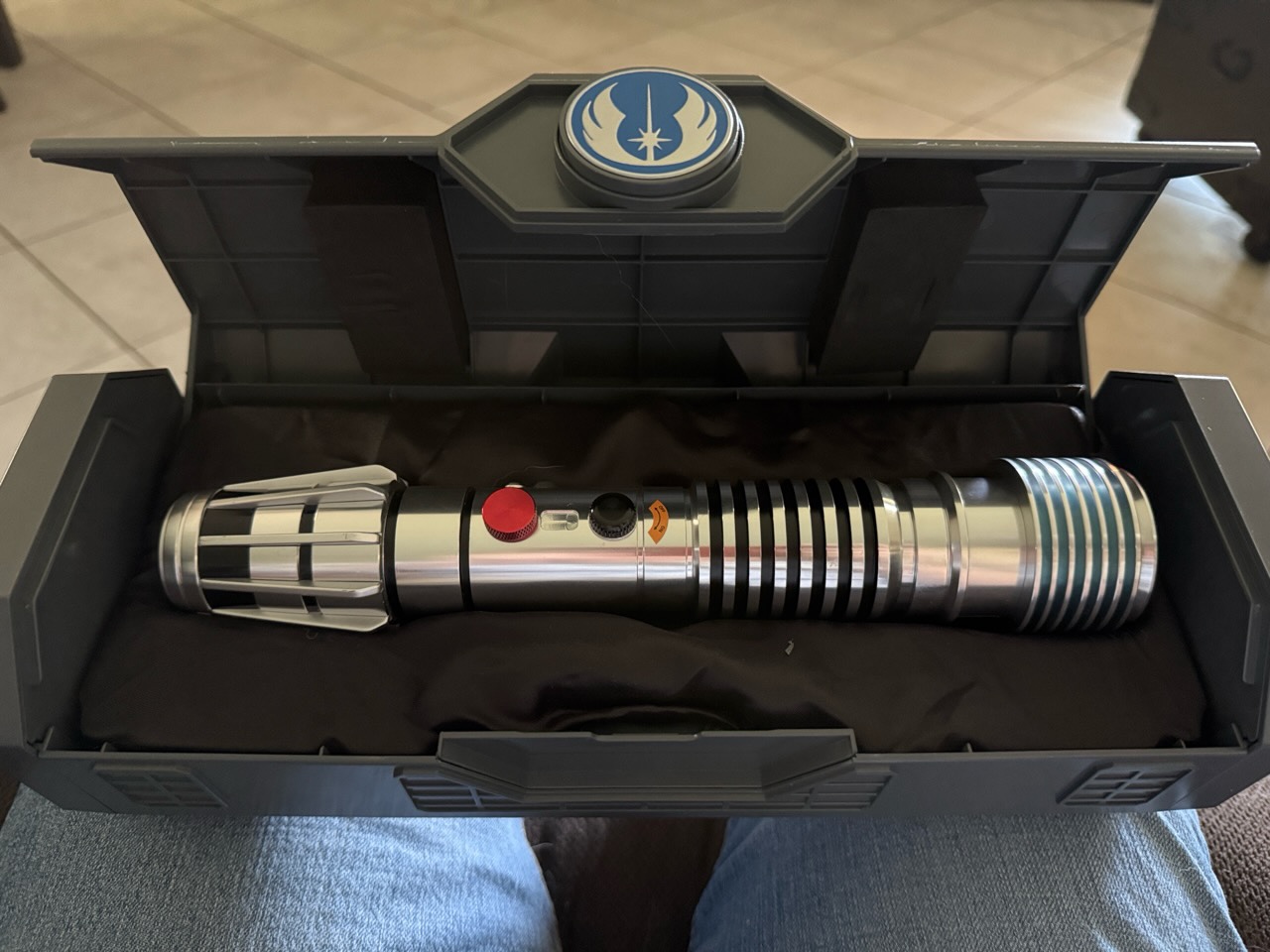 Star Wars Plo Koon Legacy Lightsaber and blade from Disney Parks