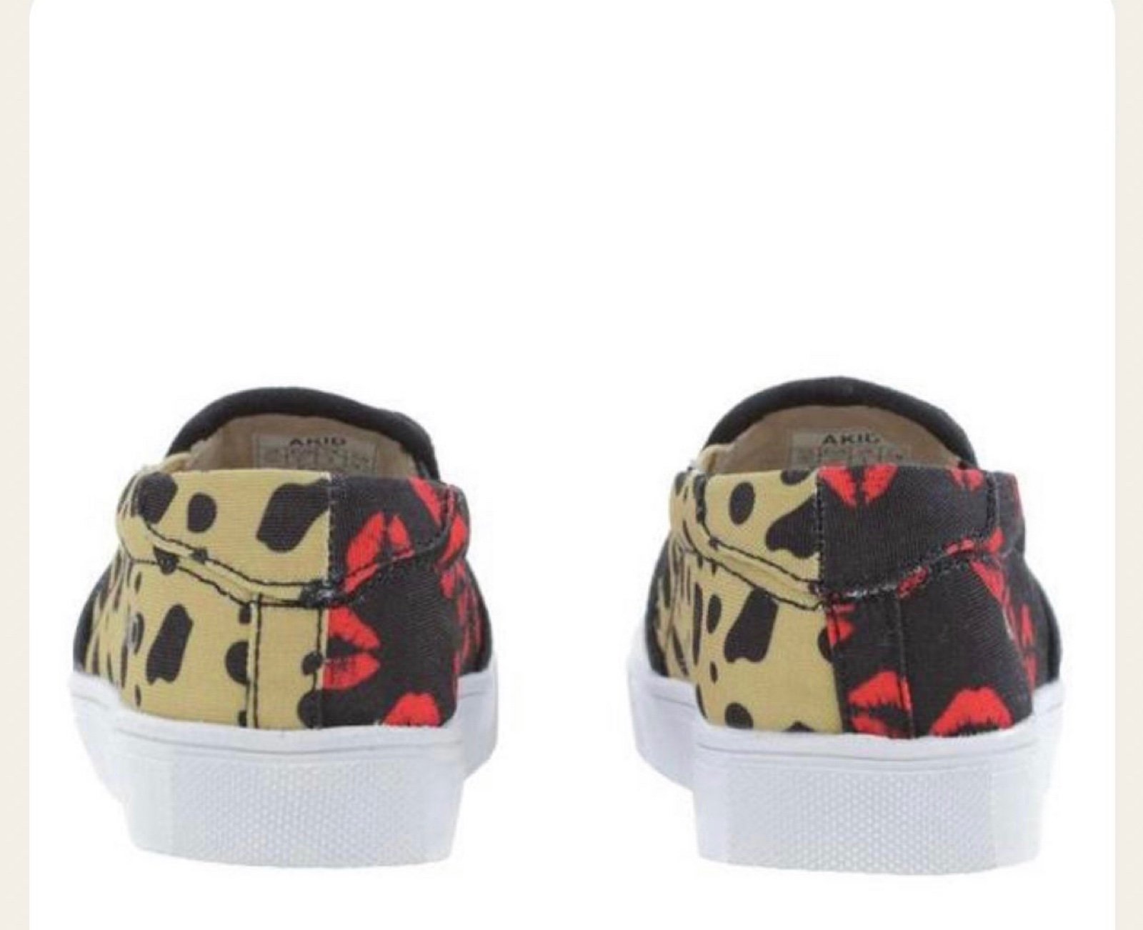 AKID LIV LEOPARD LIPS sales Slip-On Sneakers