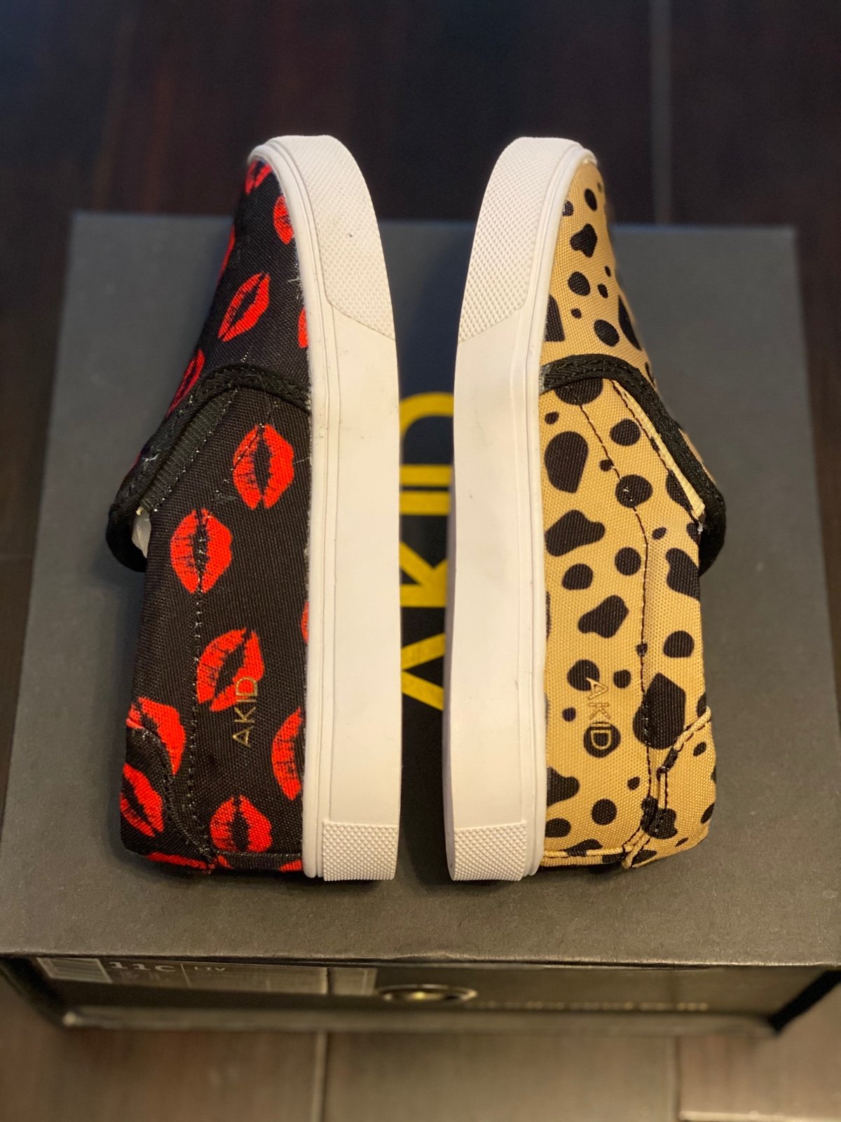 AKID LIV LEOPARD LIPS sales Slip-On Sneakers